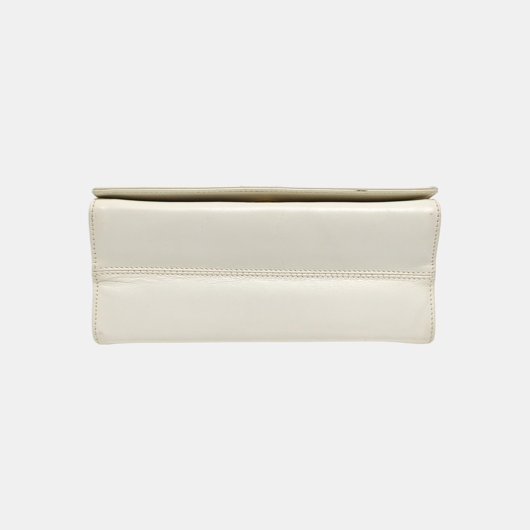 Calfskin Shoulder Bag White