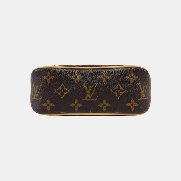 BOULOGNE Nano Monogram Coated Canvas Brown