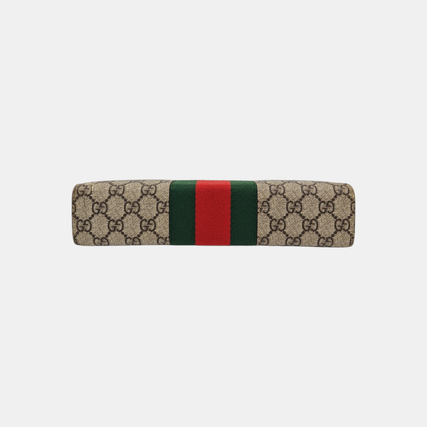 GG Supreme Monogram Coated Canvas Black