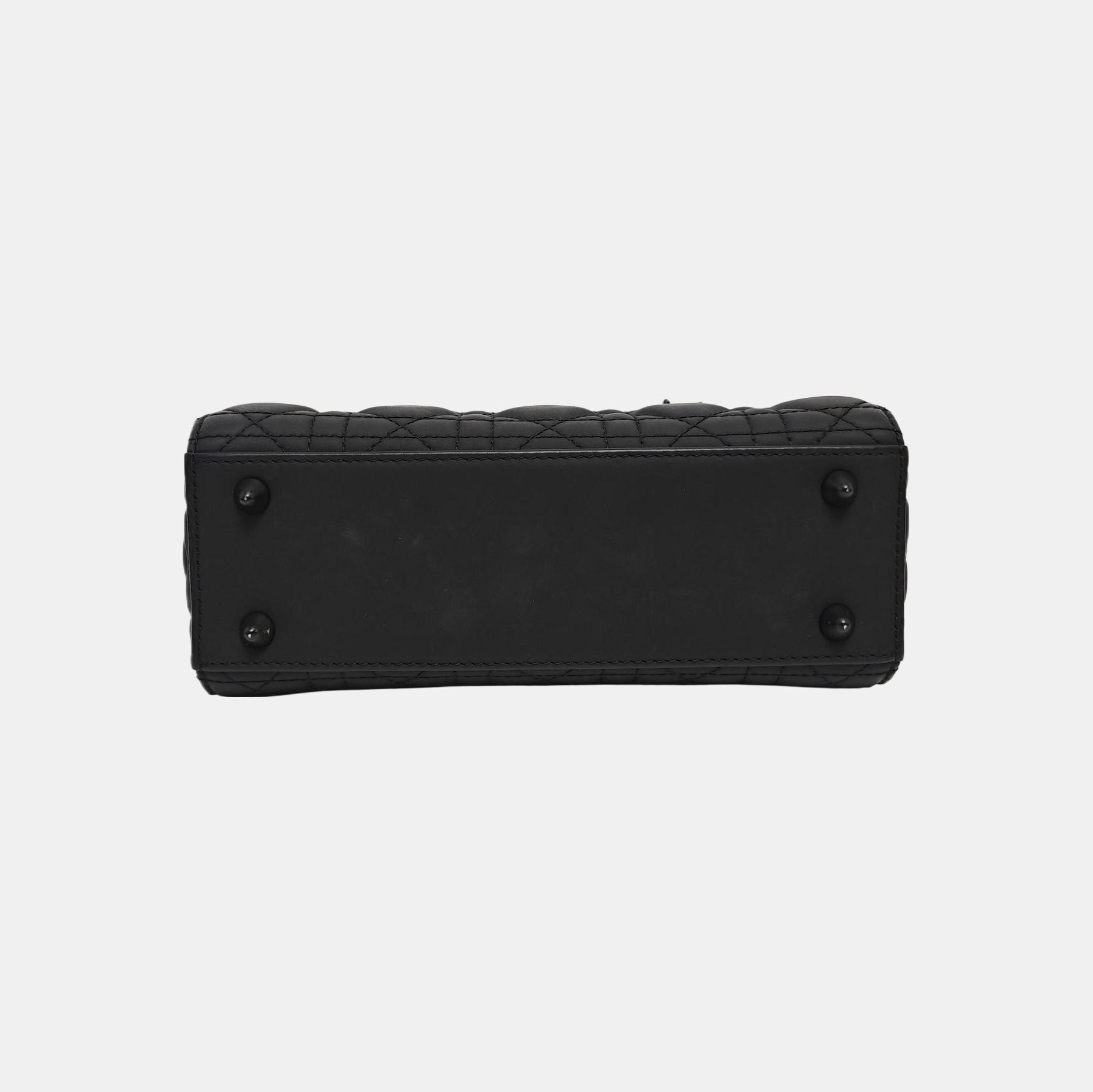 Lady Dior Small Cannage Calfskin Black