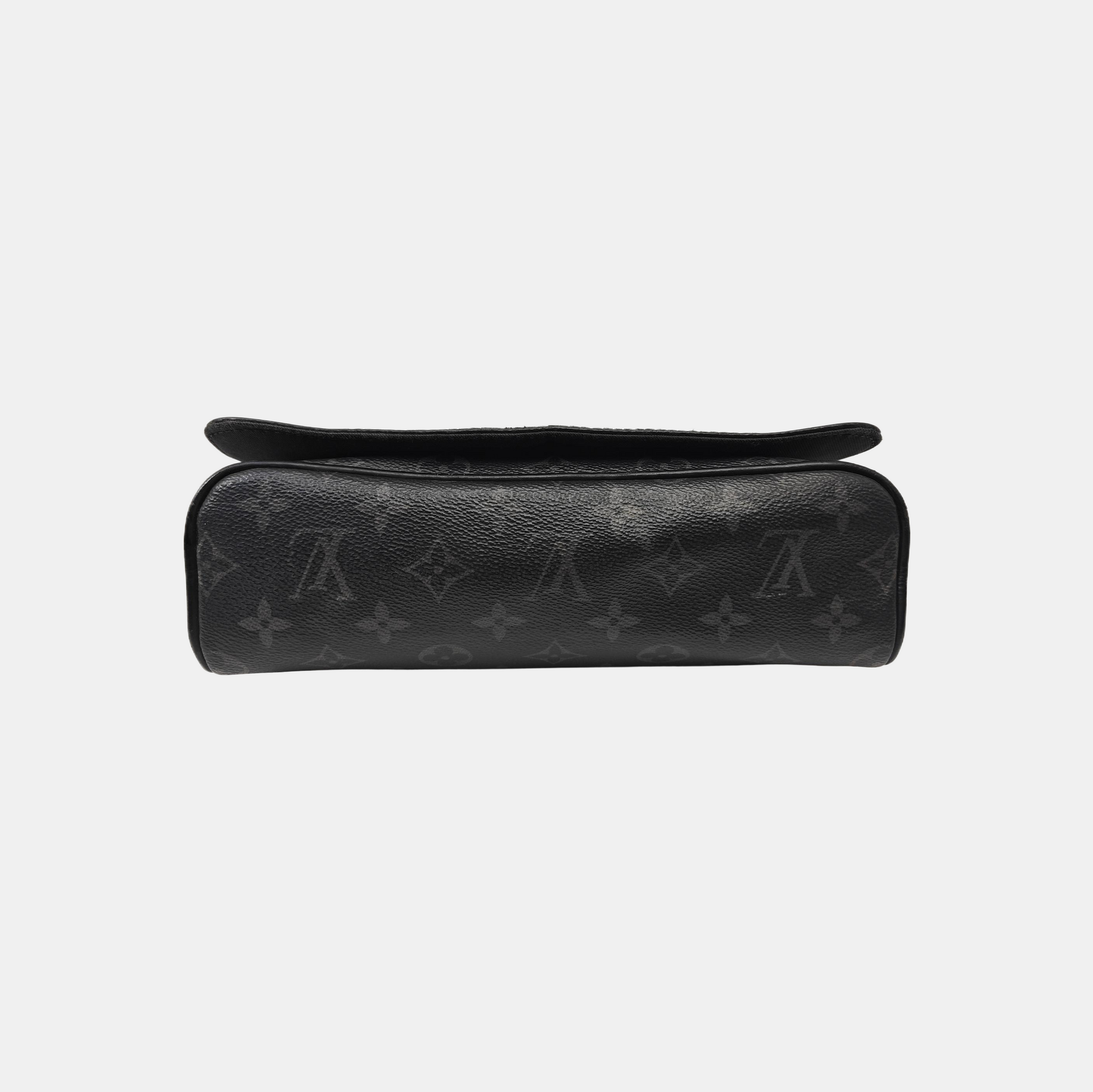 DISTRICT PM Monogram Coated Canvas Black