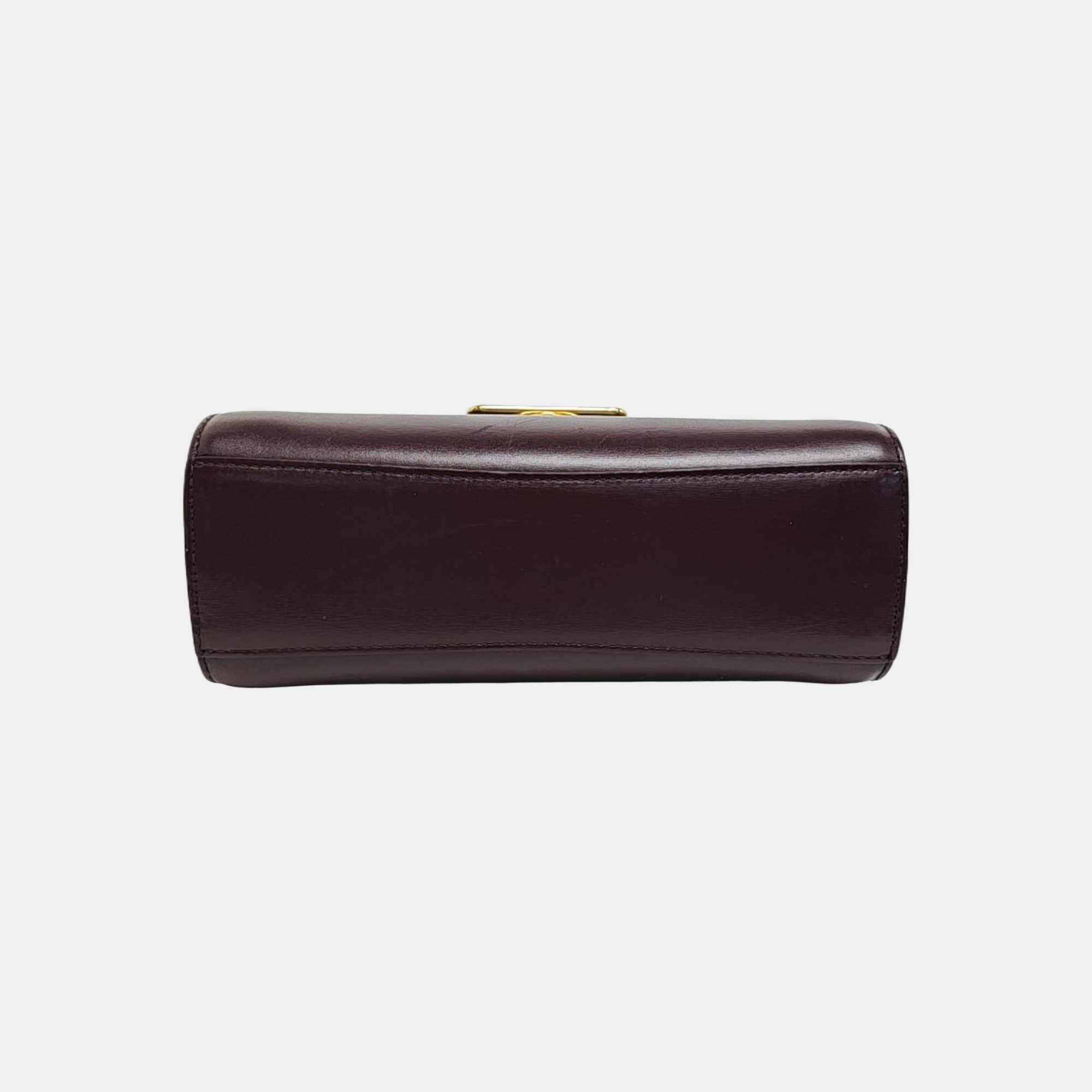 The Clip Calfskin Red