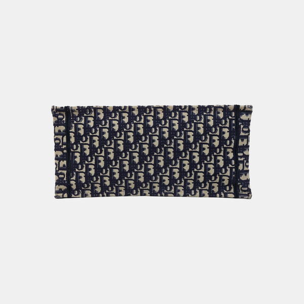Book Tote Medium Oblique Canvas Blue