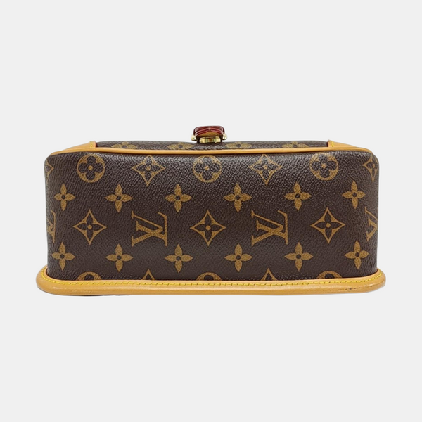 DIANE Monogram Coated Canvas Brown