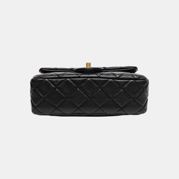 CLASSIC FLAP Mini Quilted Lambskin Black