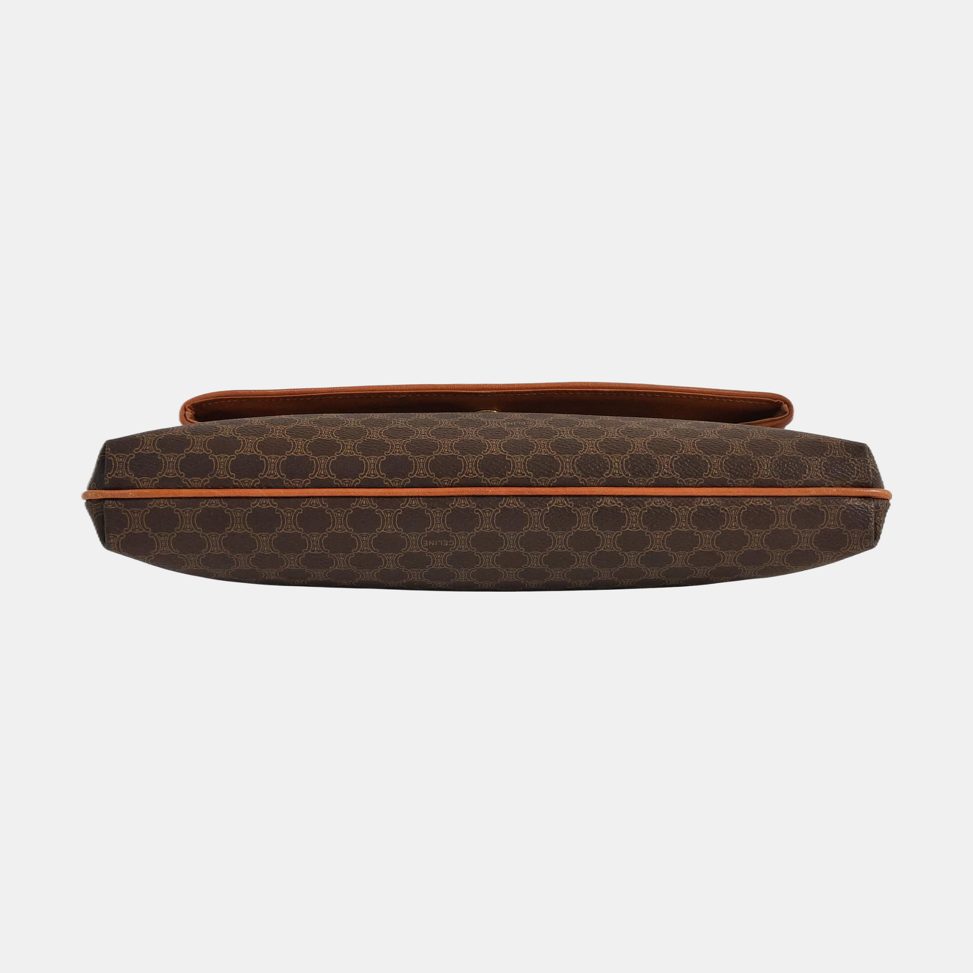 MACADAM CLUTCHES Coated Canvas Brown