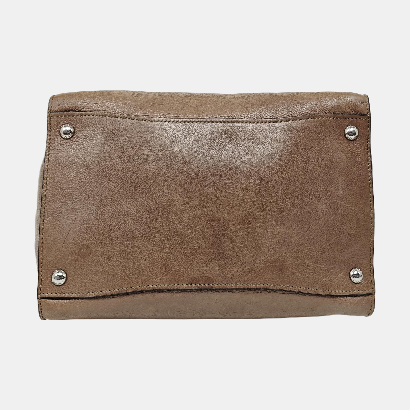 Calfskin Tote Bag Brown