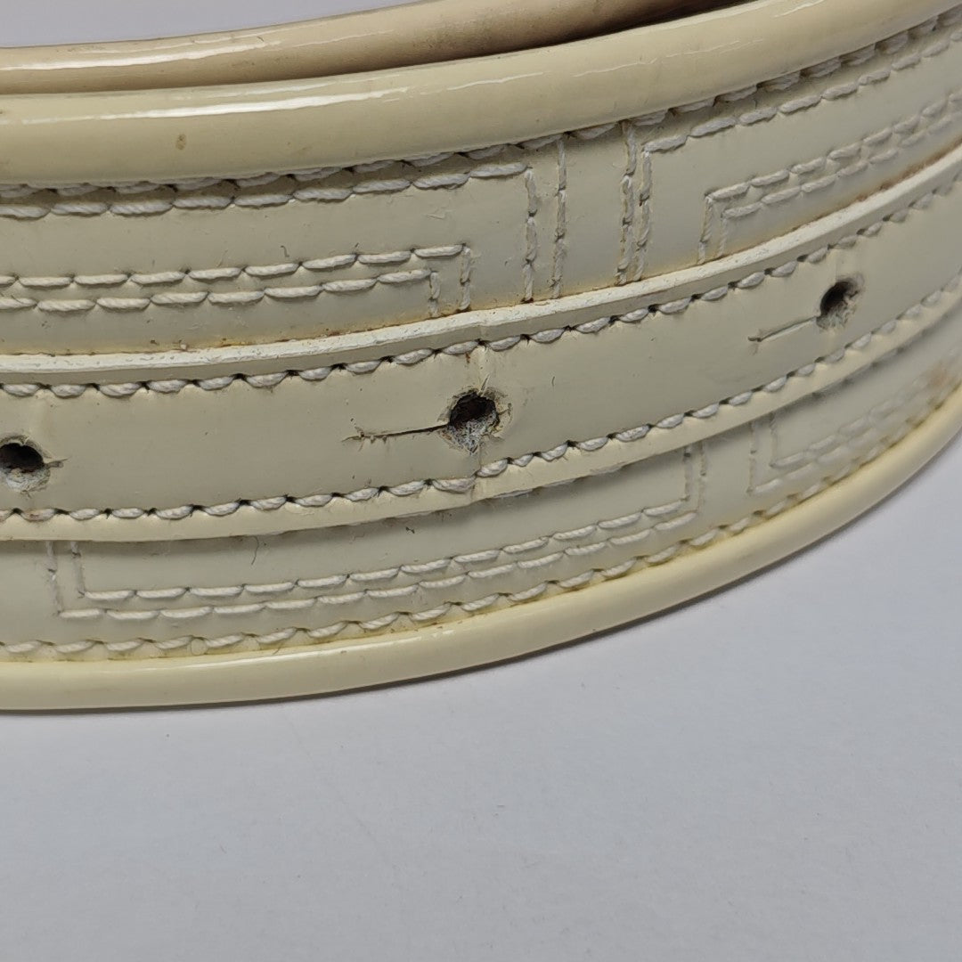 Leather Belt Yellow