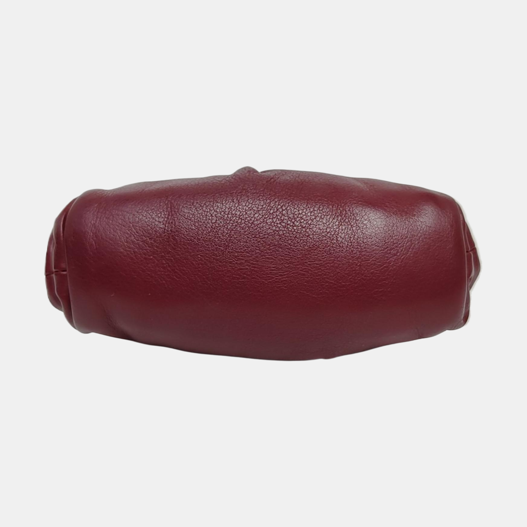 Authenticated pre-owned  The Pouch Calfskin Red - Shoulder Bag at Looply