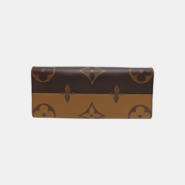 ONTHEGO MM Monogram Coated Canvas Brown