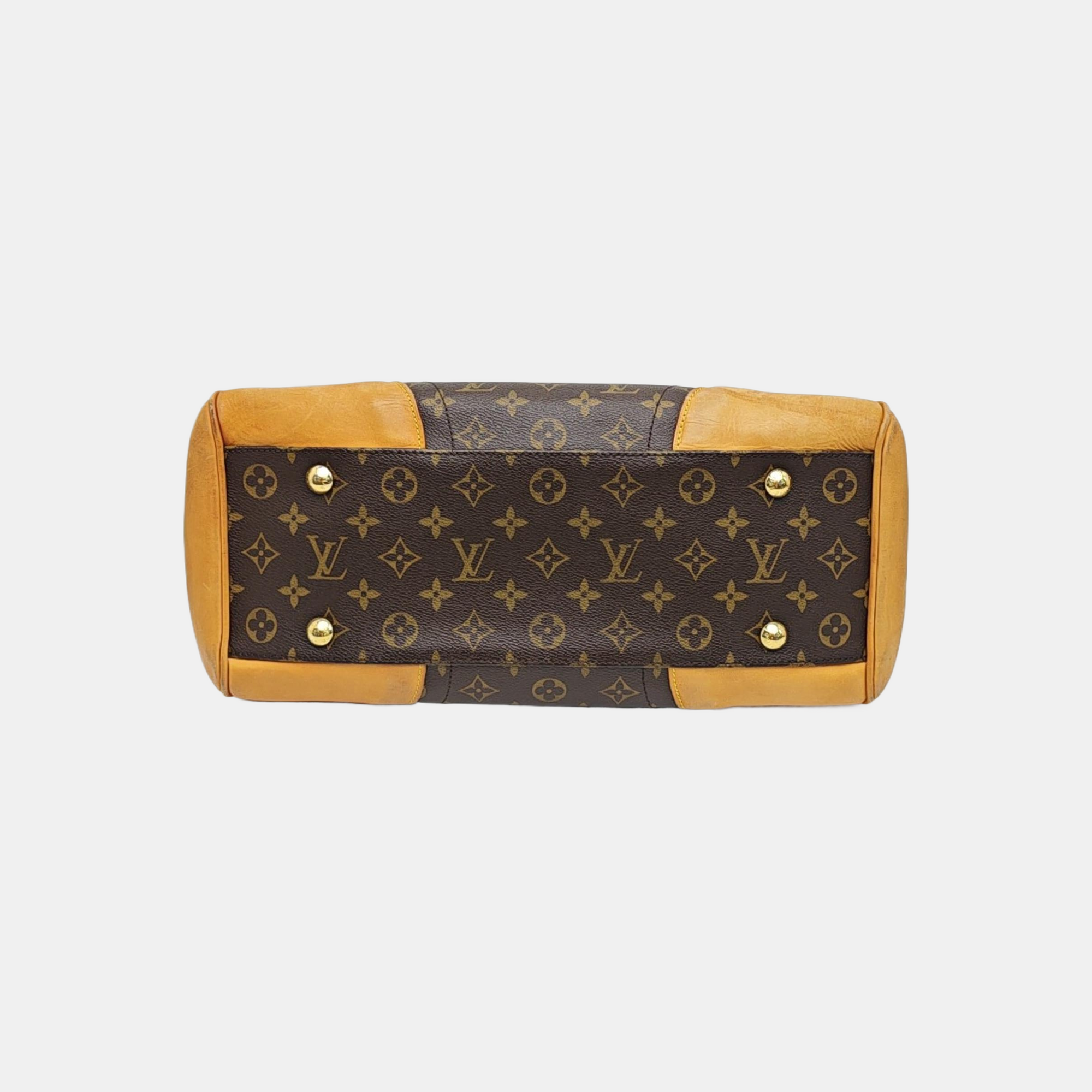 BEVERLY GM Monogram Coated Canvas Brown