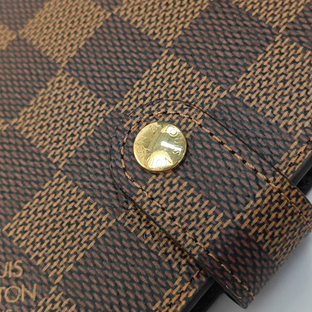 Coated Canvas Notebook Cover Brown