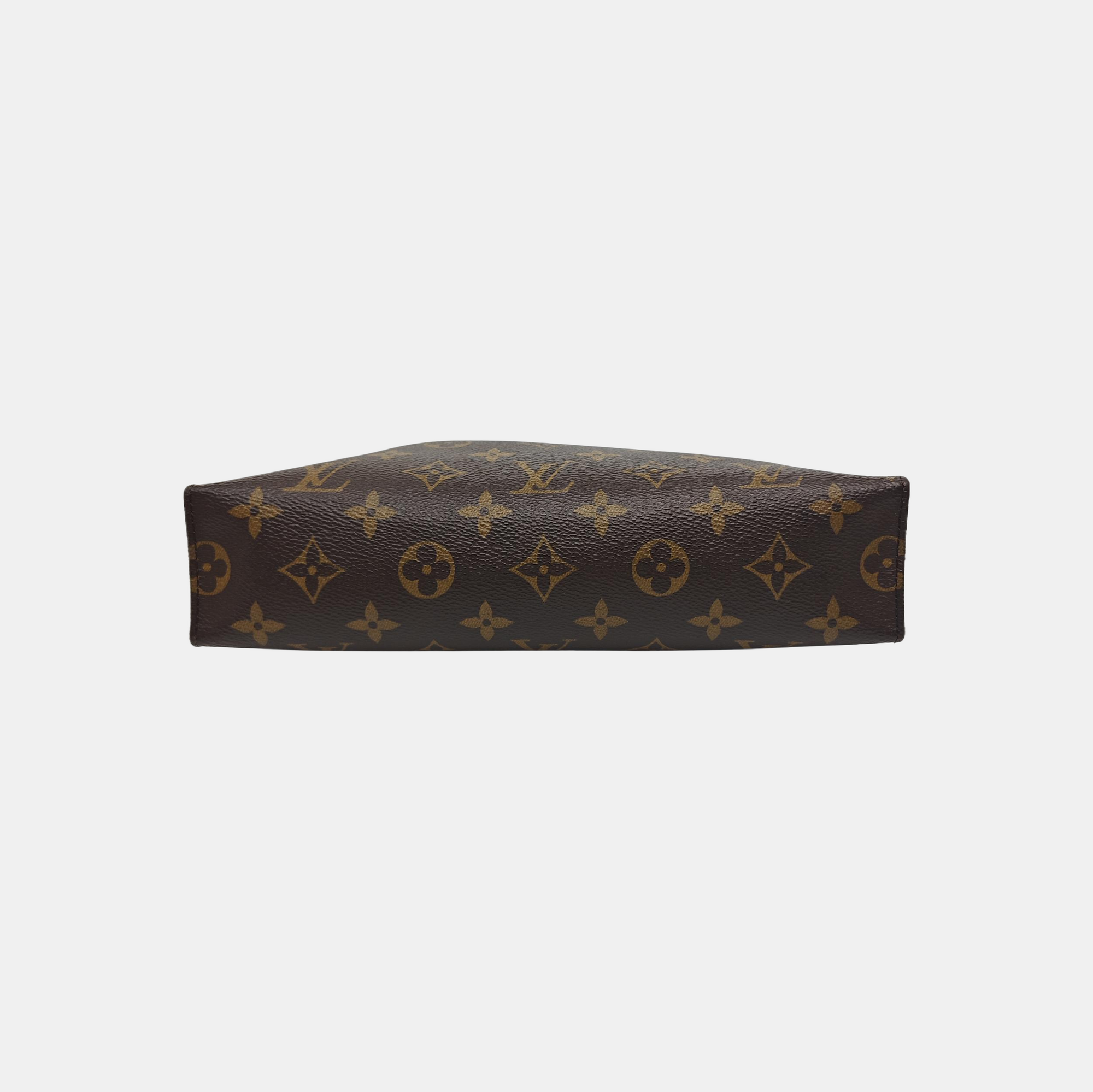 TOILET POCKET 26 Monogram Coated Canvas Brown