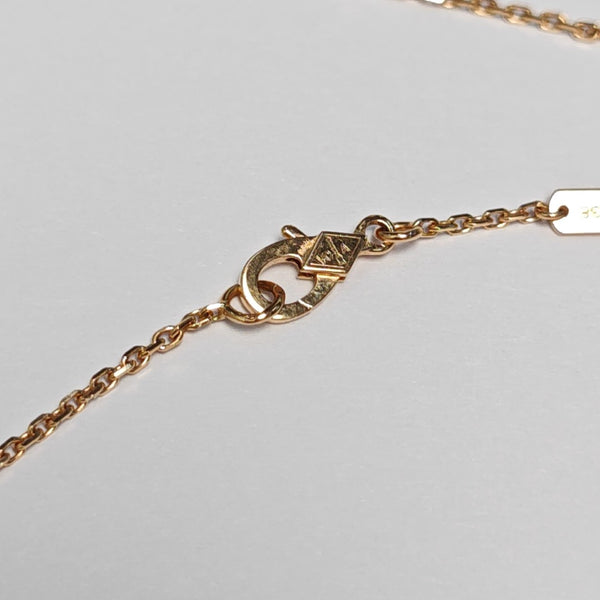Vintage Alhambra 18k Rose Gold Necklace