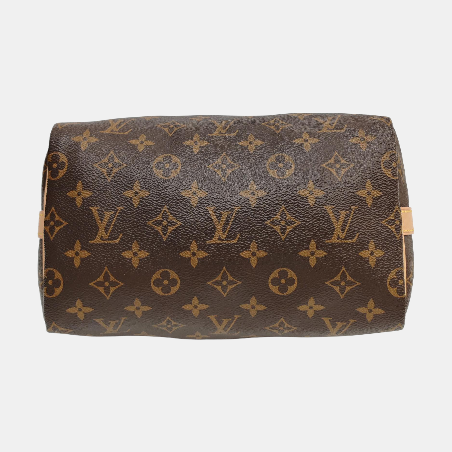 Authenticated pre-owned  SPEEDY 25 Monogram Coated Canvas Brown - Crossbody Bag at Looply