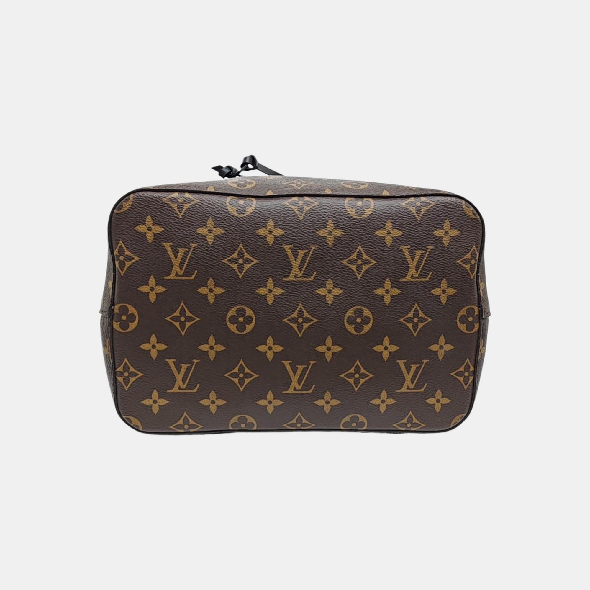 NÉONOÉ MM Monogram Coated Canvas Brown
