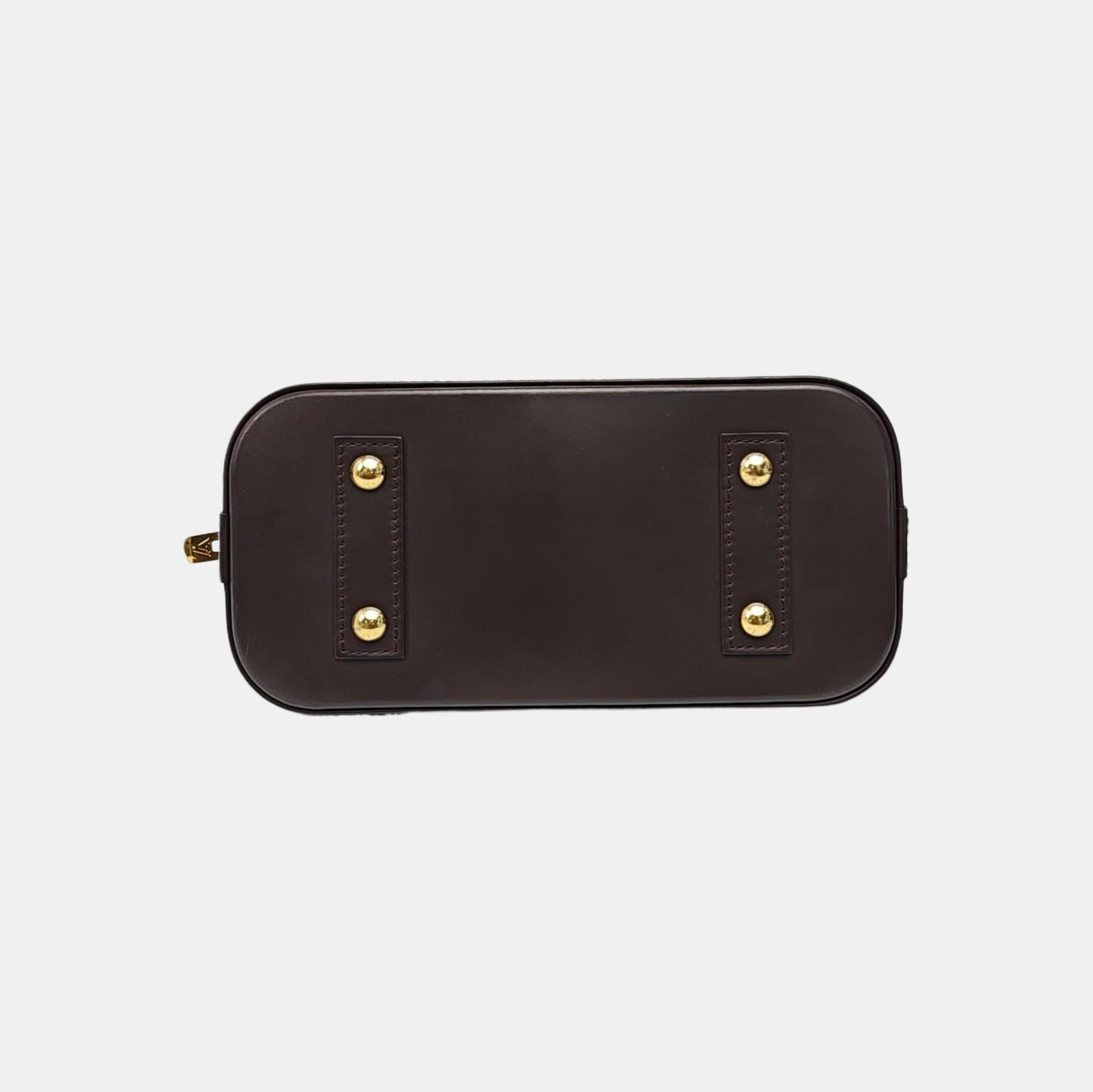 ALMA BB Damier Ebene Coated Canvas Brown