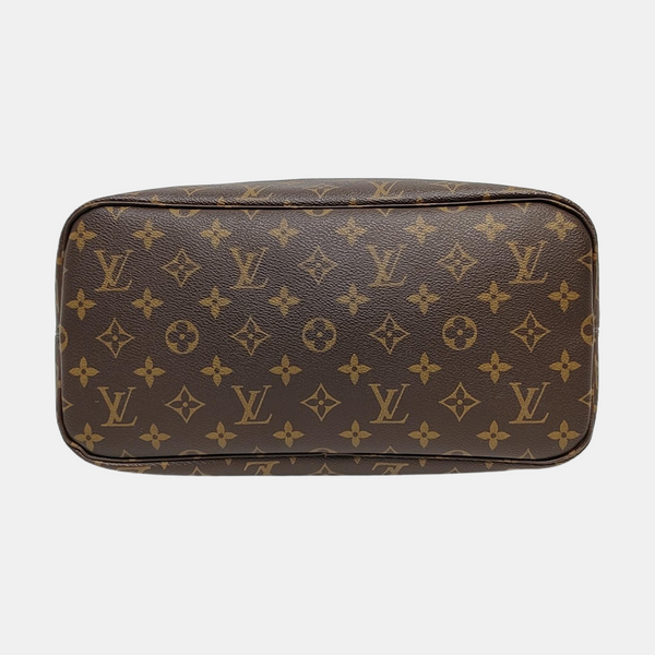 NEVERFULL MM Monogram Coated Canvas Brown