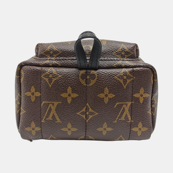 PALM SPRINGS Mini Monogram Coated Canvas Brown