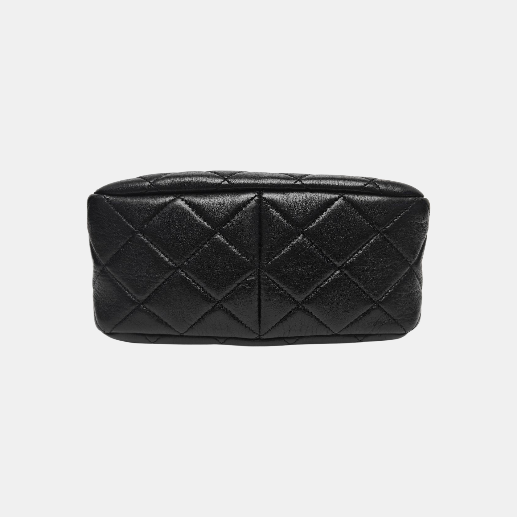 Quilted Lambskin Crossbody Bag Black