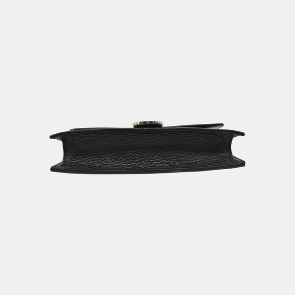 Interlocking G Small Calfskin Black