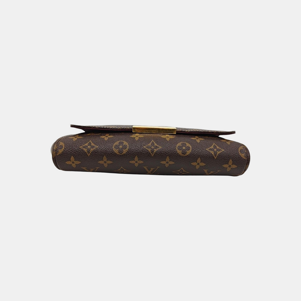 FAVORITE MM Monogram Coated Canvas Brown