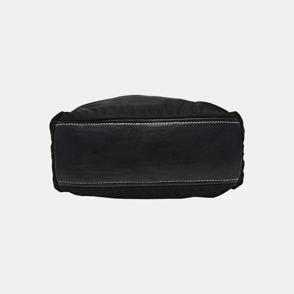 Nylon Shoulder Bag Black