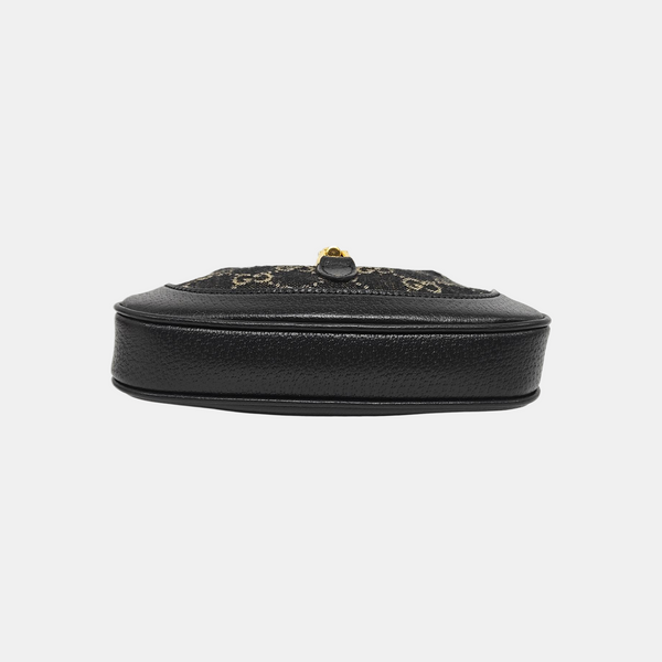 Jackie 1961 Mini Monogram Denim Black