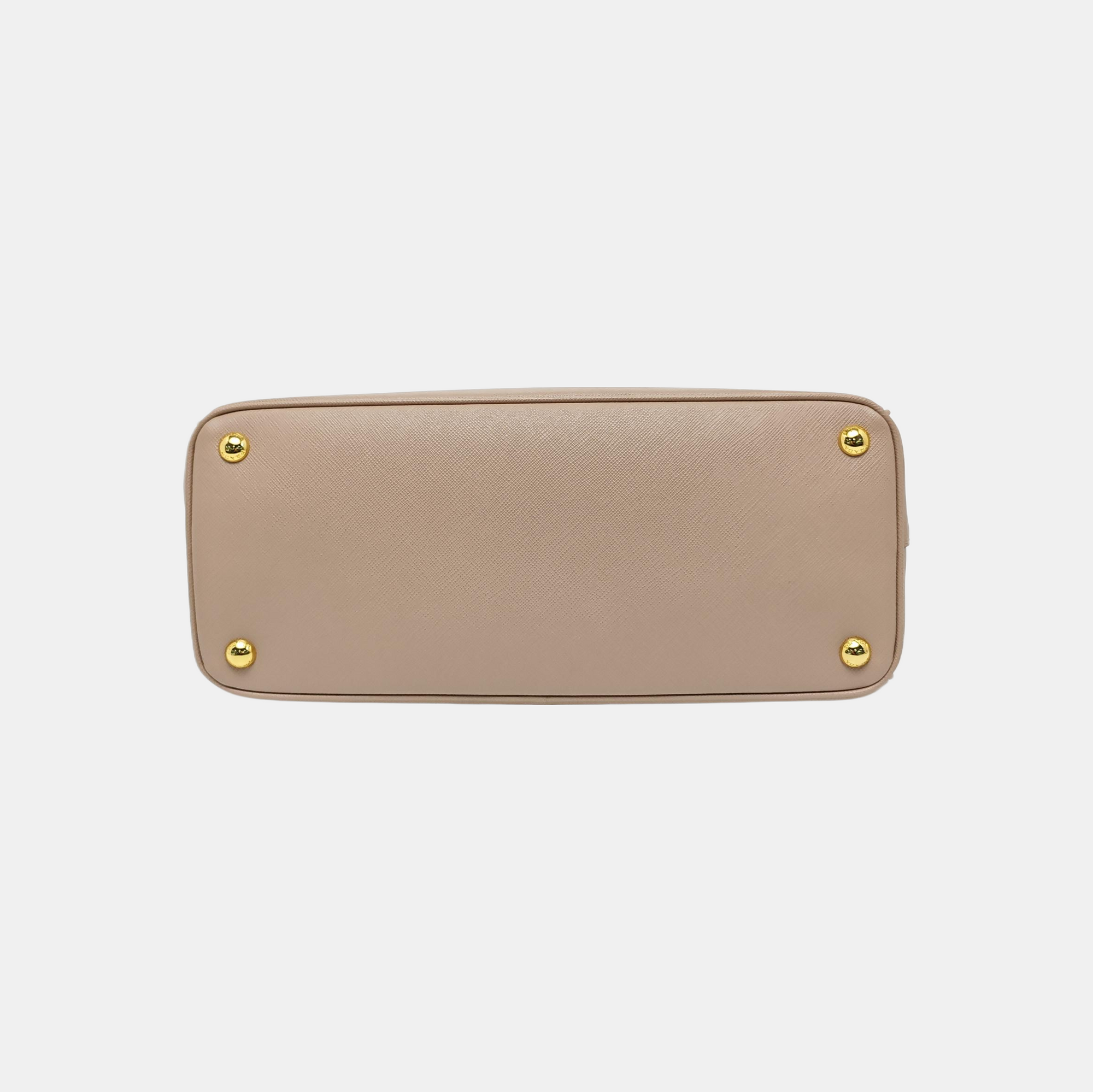 Galleria Large Saffiano Calfskin Pink