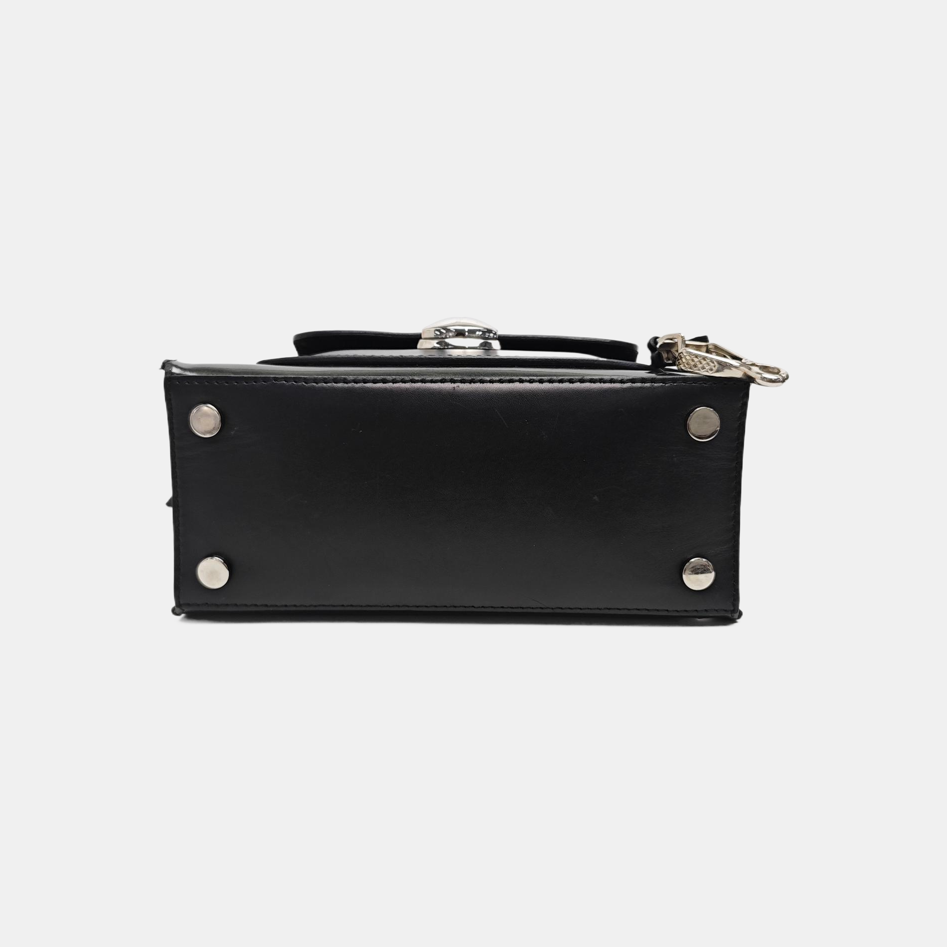 Padlock Work Patent Leather Green