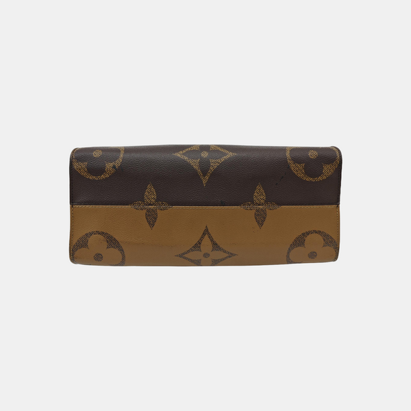 ONTHEGO MM Monogram Coated Canvas Brown