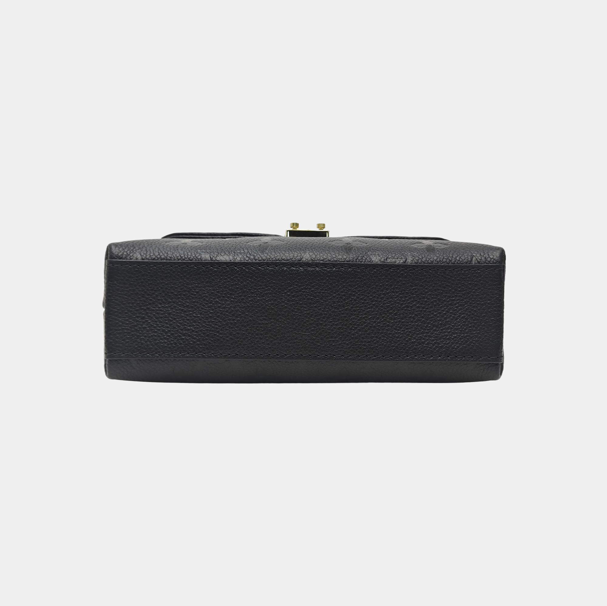NANO MADELEINE Nano Monogram Calfskin Black