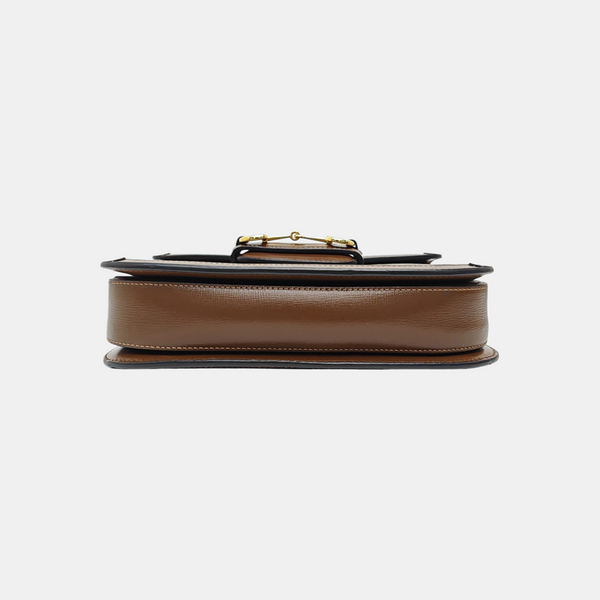 Horsebit 1955 Medium Monogram Coated Canvas Beige