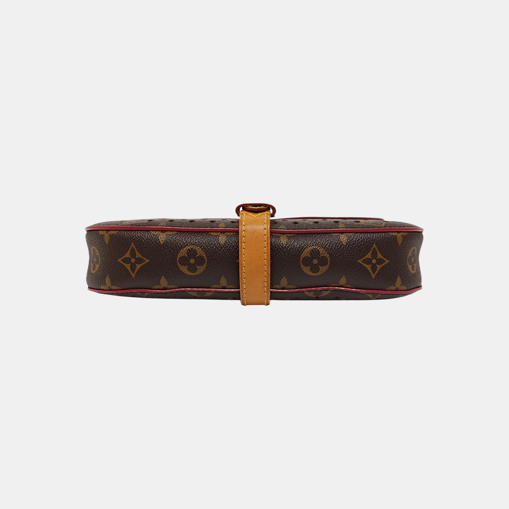 Monogram Coated Canvas Shoulder Bag Brown