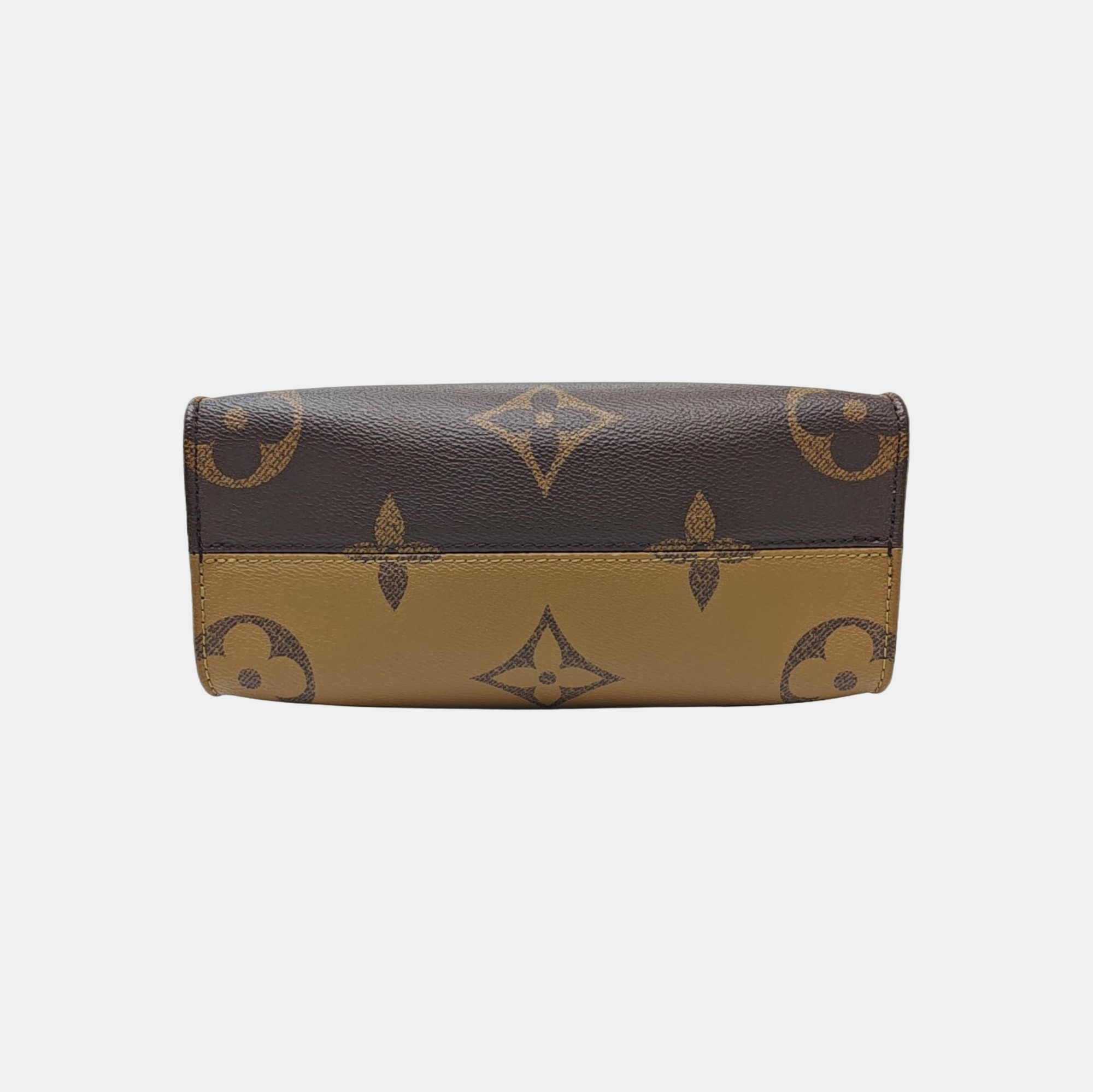 ONTHEGO PM Monogram Coated Canvas Brown