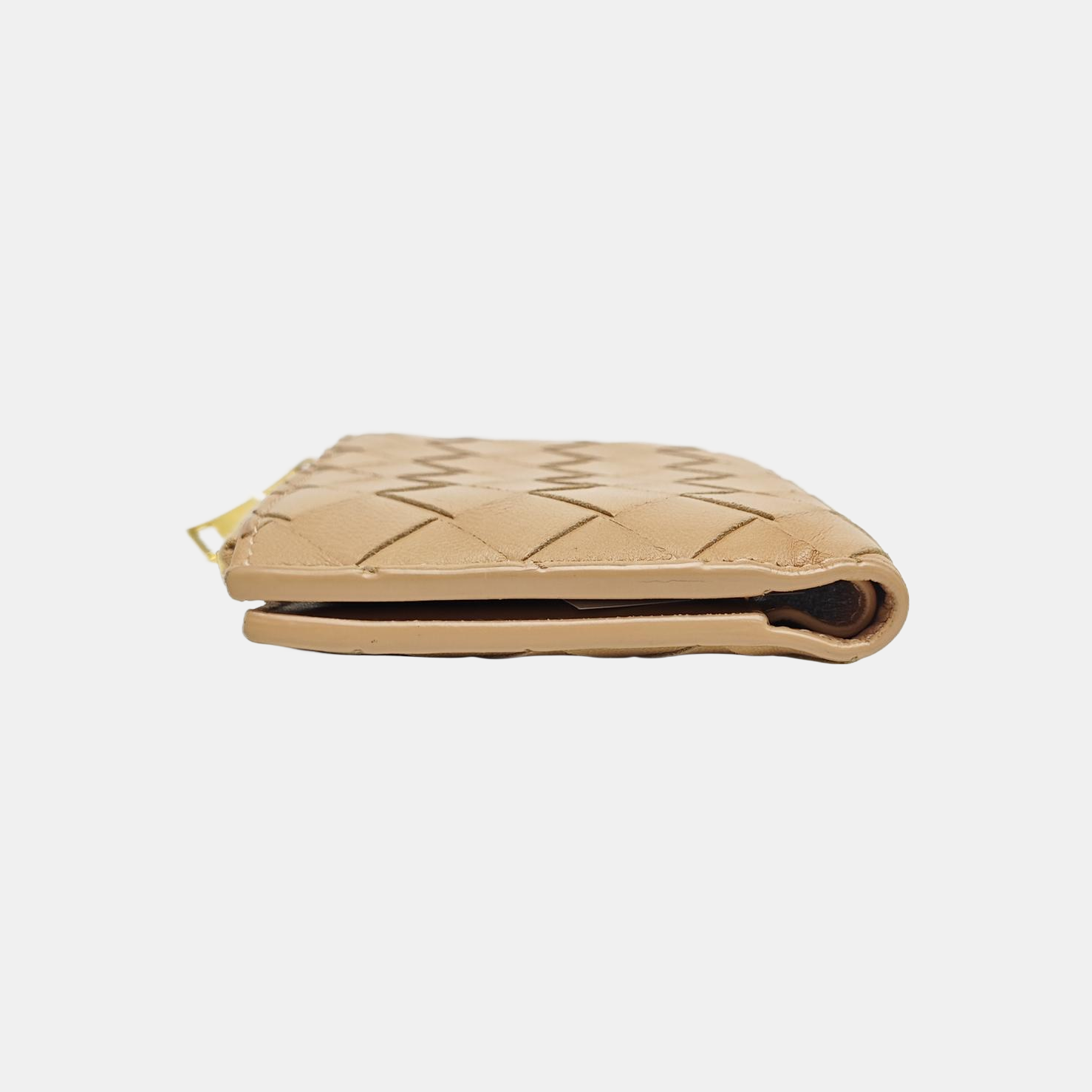 Calfskin Wallet Mini Gray