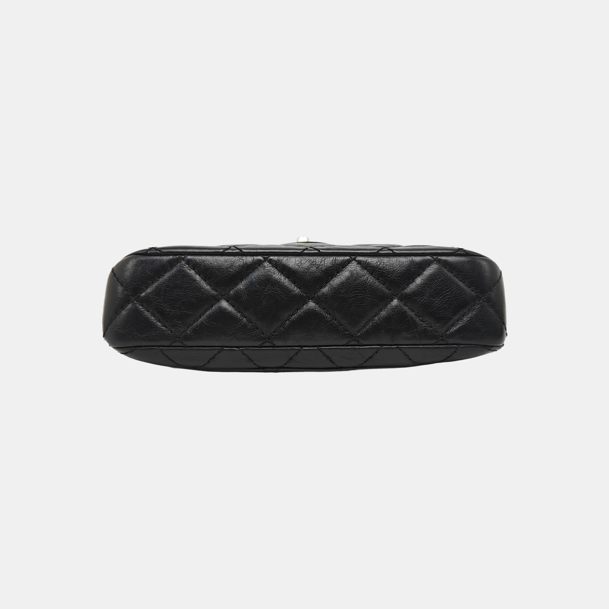 TRENDY CC Quilted Calfskin Black