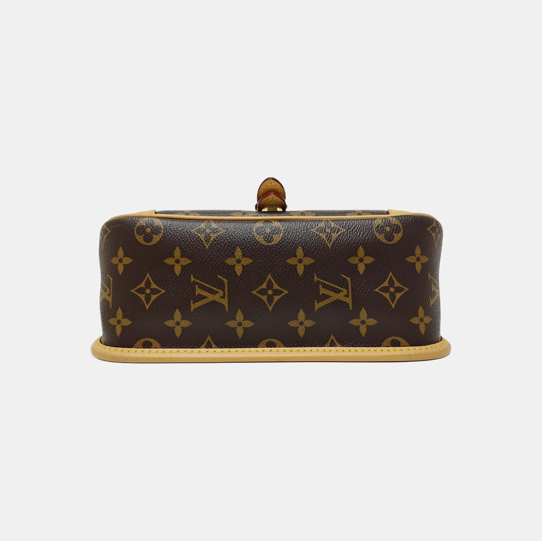 DIANE Monogram Coated Canvas Brown