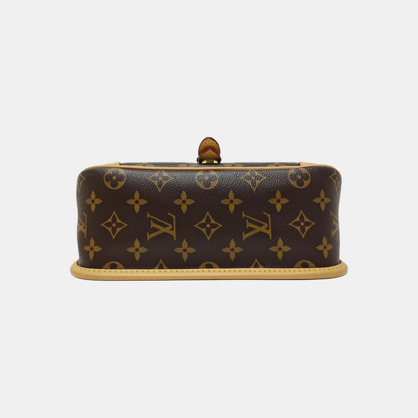 DIANE Monogram Coated Canvas Brown