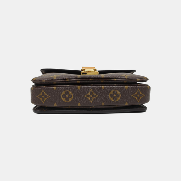 MÉTIS EAST WEST Monogram Coated Canvas Brown