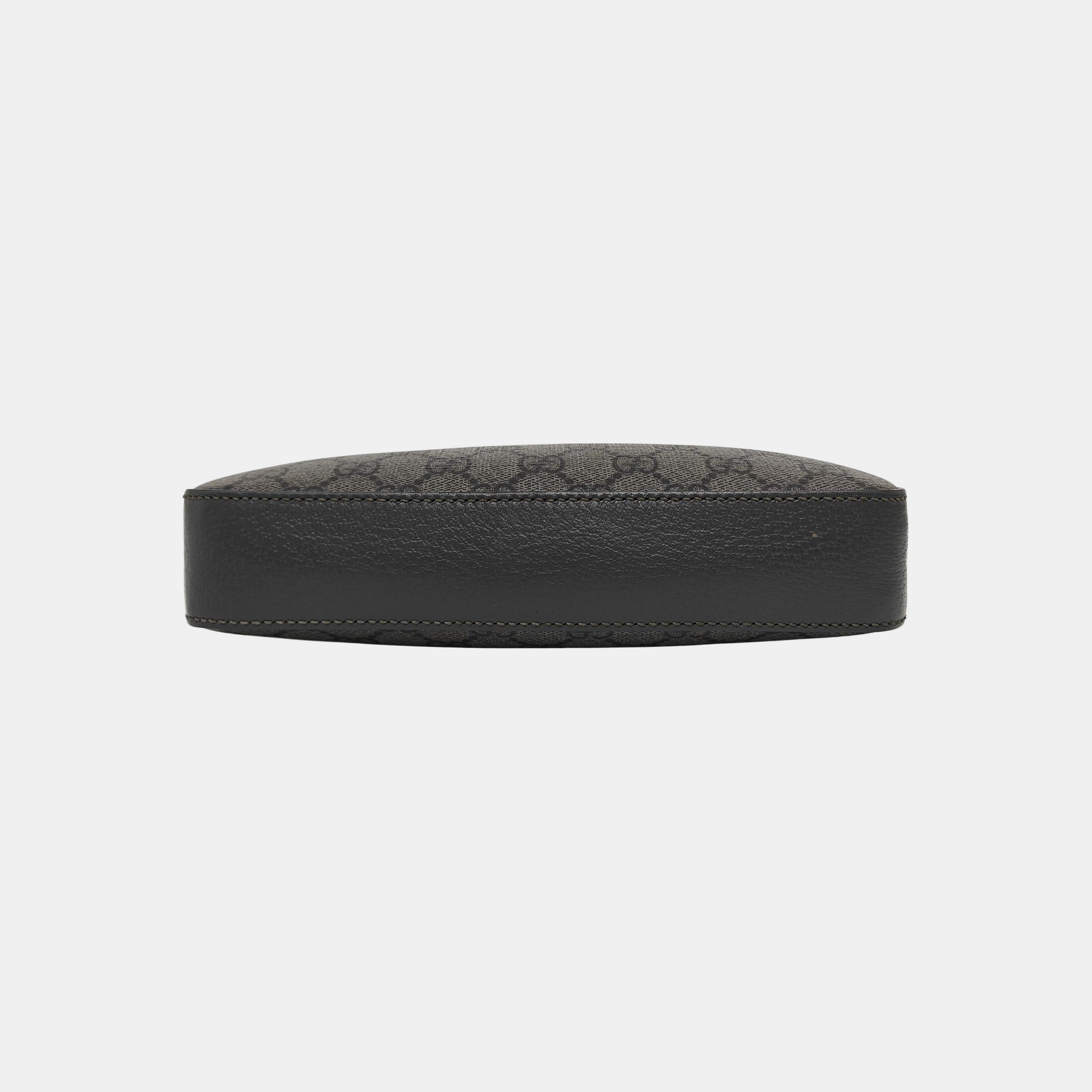 Ophidia Large Monogram Coated Canvas Gray