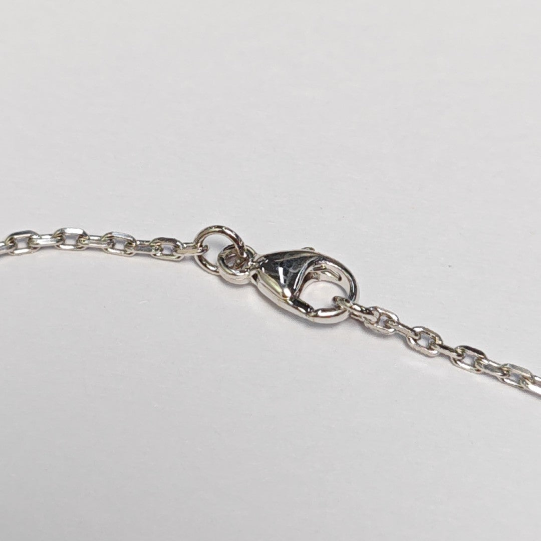 Pop H Metal Silver Necklace