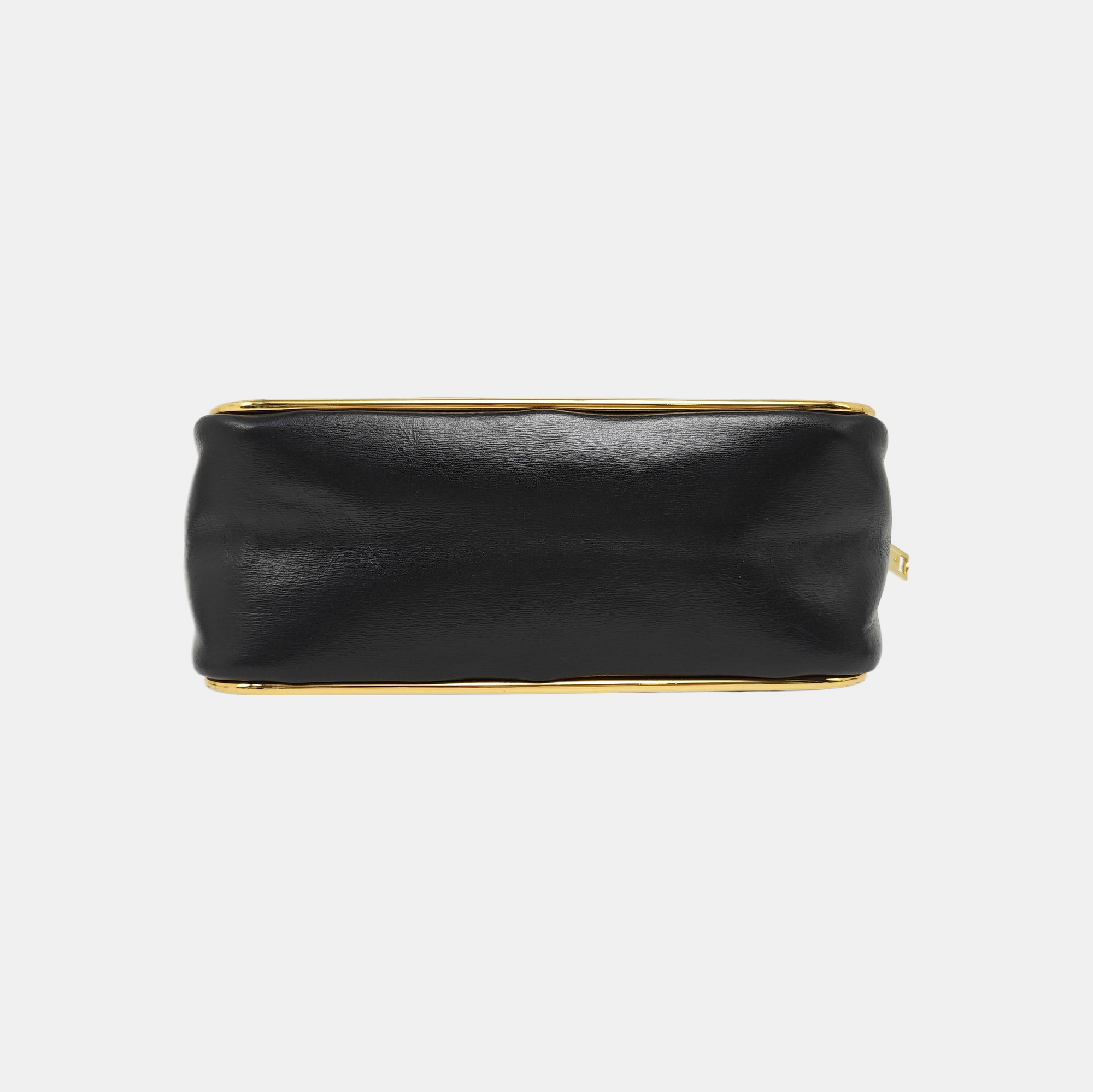 Calfskin Shoulder Bag Black