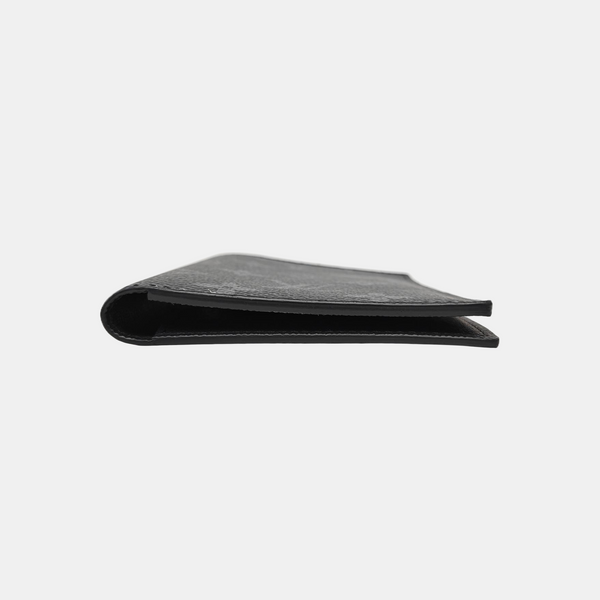 Monogram Coated Canvas Card Holder Gray