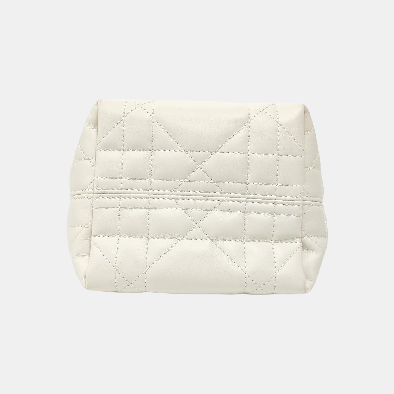 Toujours Nano Cannage Calfskin White
