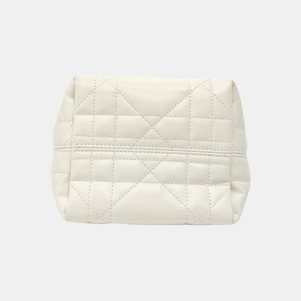 Toujours Nano Cannage Calfskin White