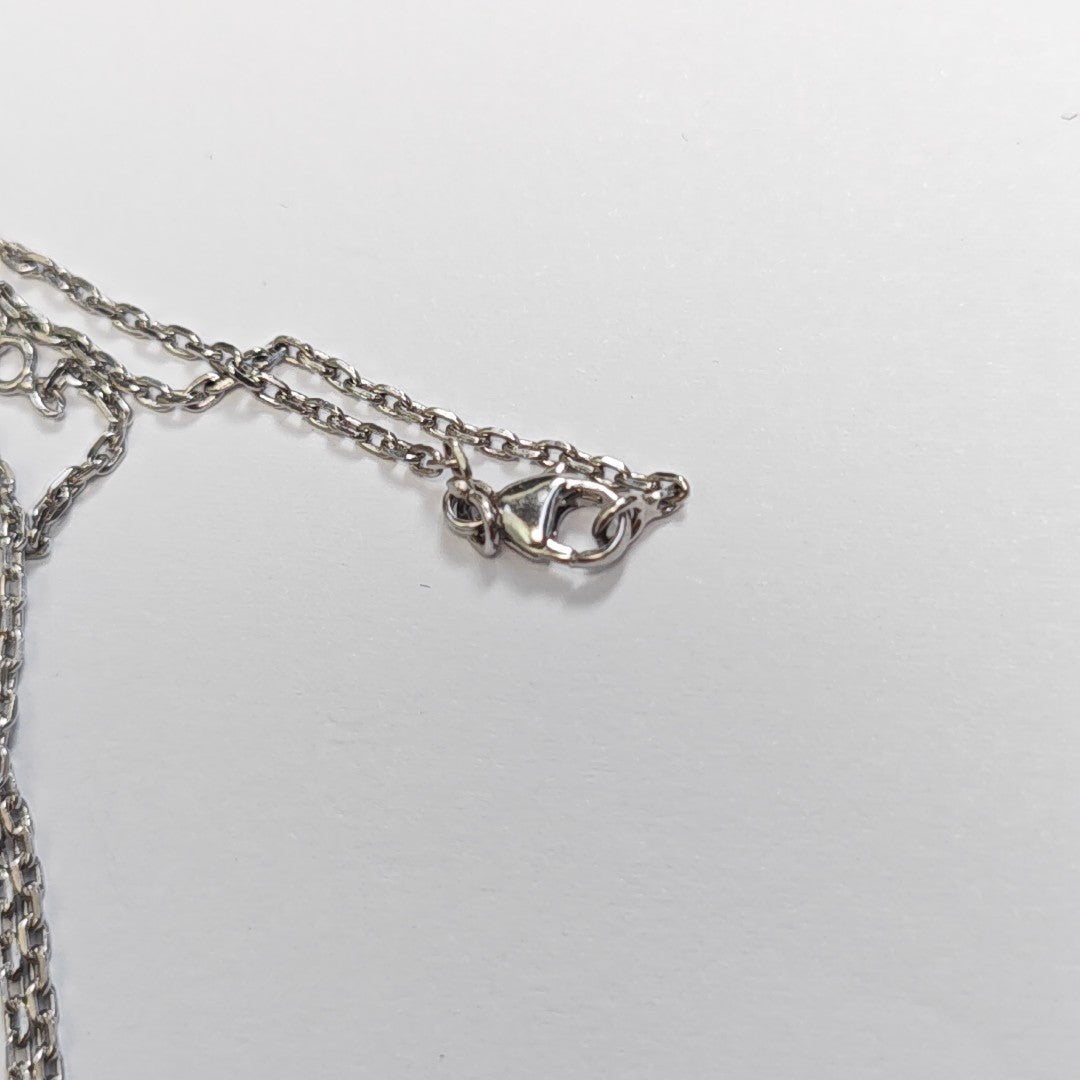 Eileen Metal Silver Necklace