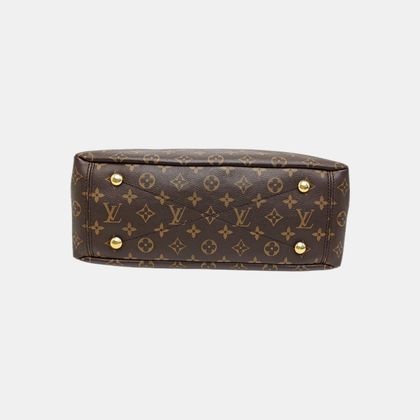 PALLAS MM Monogram Coated Canvas Brown
