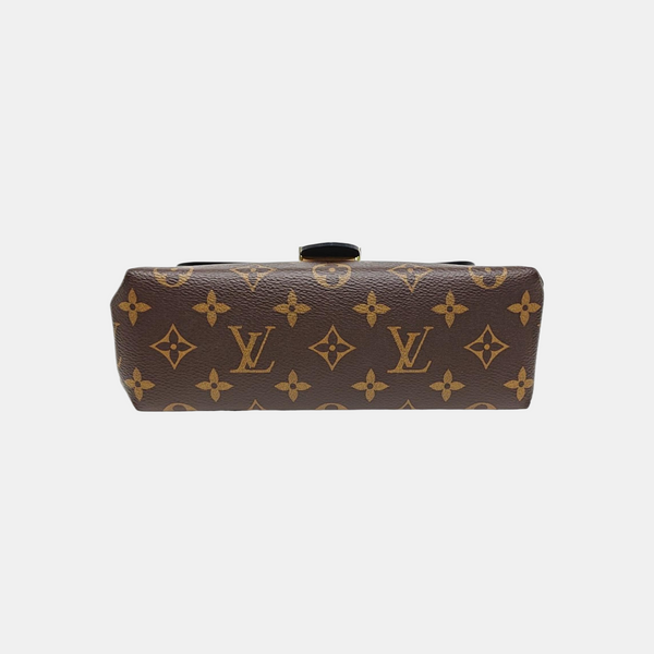 LOCKY BB Monogram Coated Canvas Brown