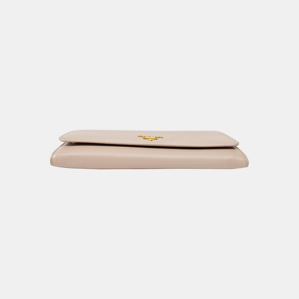Saffiano Calfskin Wallet Pink